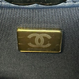 シャネル CHANEL CHANEL31 ミニショッピングバッグ AS4133 ネイビー ゴールド金具 カーフスキン レディース ショルダーバッグ