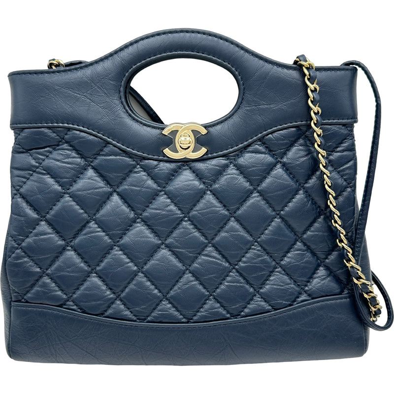 シャネル CHANEL CHANEL31 ミニショッピングバッグ AS4133 ネイビー