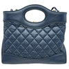 シャネル CHANEL CHANEL31 ミニショッピングバッグ AS4133 ネイビー ゴールド金具 カーフスキン レディース ショルダーバッグ
