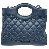 シャネル CHANEL CHANEL31 ミニショッピングバッグ AS4133 ネイビー ゴールド金具 カーフスキン レディース ショルダーバッグ