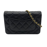 シャネル CHANEL マトラッセチェーンウォレット AP0250 31番台 ブラック ゴールド金具 キャビアスキン レディース ショルダーバッグ