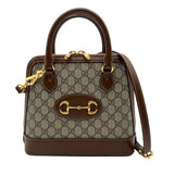 グッチ GUCCI ホースビット1955 スモールトップ ハンドルバッグ 621220 ブラウン GGスプリームキャンバス/レザー レディース ハンドバッグ