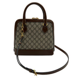 グッチ GUCCI ホースビット1955 スモールトップ ハンドルバッグ 621220 ブラウン GGスプリームキャンバス/レザー レディース ハンドバッグ