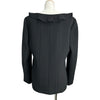 シャネル CHANEL フリルノーカラージャケット＆スカートセットアップ P14303 ブラック ウール レディース セットアップ
