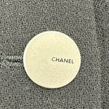 シャネル CHANEL フリルノーカラージャケット＆スカートセットアップ P14303 ブラック ウール レディース セットアップ