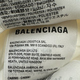 バレンシアガ BALENCIAGA ロゴ刺繍ベースボールキャップ 680748 ホワイト コットン ユニセックス その他ファッション雑貨