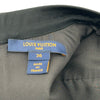 ルイ・ヴィトン LOUIS VUITTON レザーパーツギャザーワンピース FHDB73RMJ ブラック ウール レディース ワンピース