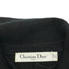 クリスチャン・ディオール Christian Dior パールボタンボウタイニットセーター 354S48AM053 ブラック カシミヤ レディース セーター