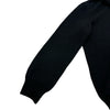 クリスチャン・ディオール Christian Dior パールボタンボウタイニットセーター 354S48AM053 ブラック カシミヤ レディース セーター