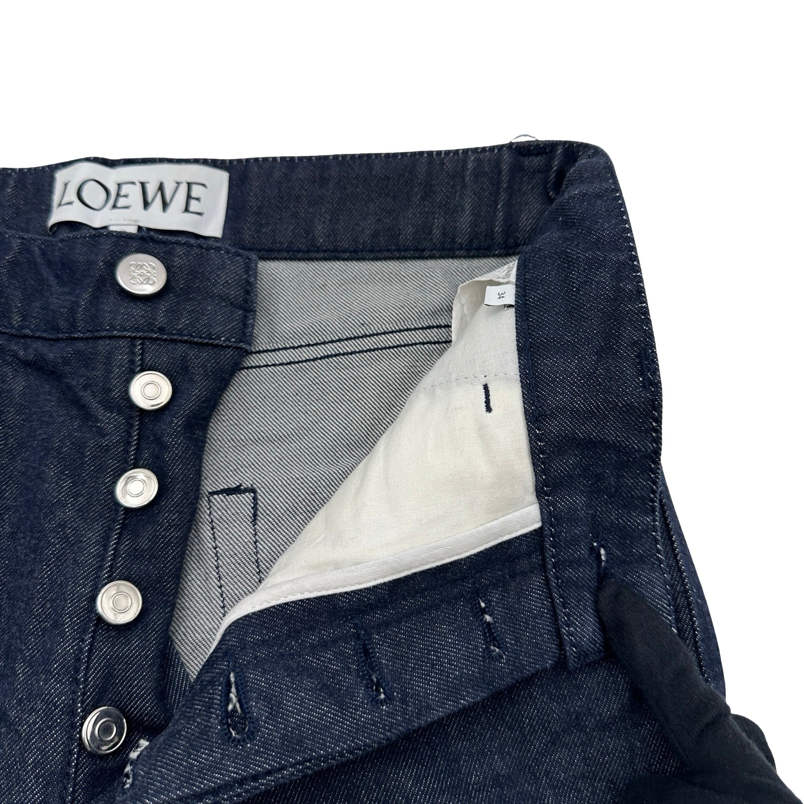 ロエベ LOEWE フィッシャーマンデニムパンツ S2262110IB インディゴ