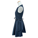 クリスチャン・ディオール Christian Dior ベルト付ノースリーブワンピース 951R24A2006 ネイビー ポリエステル レディース ワンピース