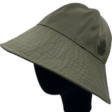 モンクレール MONCLER ロゴワッペンバケットハット カーキ コットン レディース その他ファッション雑貨