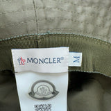 モンクレール MONCLER ロゴワッペンバケットハット カーキ コットン レディース その他ファッション雑貨