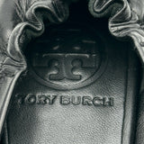 トリーバーチ TORY BURCH ロゴプレート フラットシューズ ブラック レザー レディース その他靴