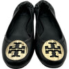 トリーバーチ TORY BURCH ロゴプレート フラットシューズ ブラック レザー レディース その他靴