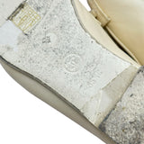 シャネル CHANEL ココマークチェーンローファー G36420 クリーム レザー レディース ローファー