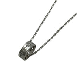 グッチ GUCCI アイコンアモールネックレス ホワイトゴールド AU750 ダイヤモンド ジュエリー