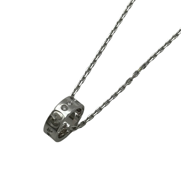 グッチ GUCCI アイコンアモールネックレス ホワイトゴールド AU750