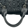 シャネル CHANEL カメリアラージショッピングバッグ A57161 25番台 ブラック/アイボリー シルバー金具 PVC レディース トートバッグ