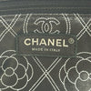 シャネル CHANEL カメリアラージショッピングバッグ A57161 25番台 ブラック/アイボリー シルバー金具 PVC レディース トートバッグ