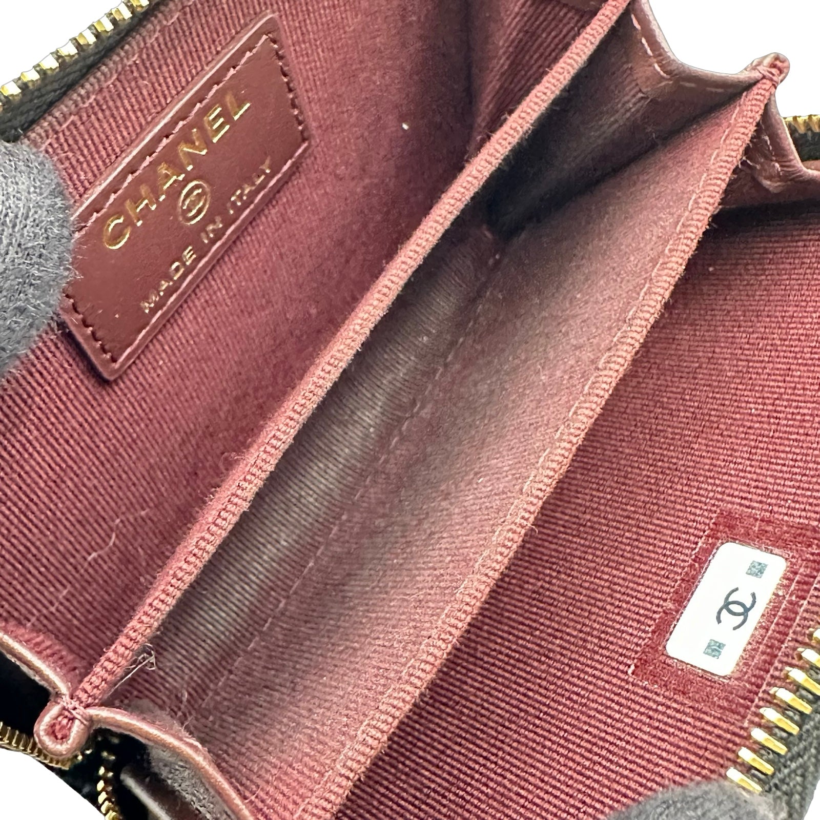 シャネル CHANEL クラシックジップコインパース AP0216 ブラック