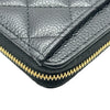 シャネル CHANEL クラシックジップコインパース AP0216 ブラック ゴールド金具 キャビアスキン レディース コインケース