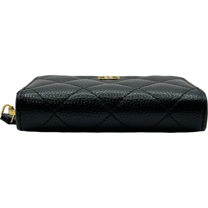 シャネル CHANEL クラシックジップコインパース AP0216 ブラック
