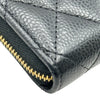 シャネル CHANEL クラシックジップコインパース AP0216 ブラック ゴールド金具 キャビアスキン レディース コインケース