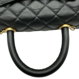 シャネル CHANEL ココハンドルXS A92990 27番台 ブラック ゴールド金具 キャビア レディース ショルダーバッグ
