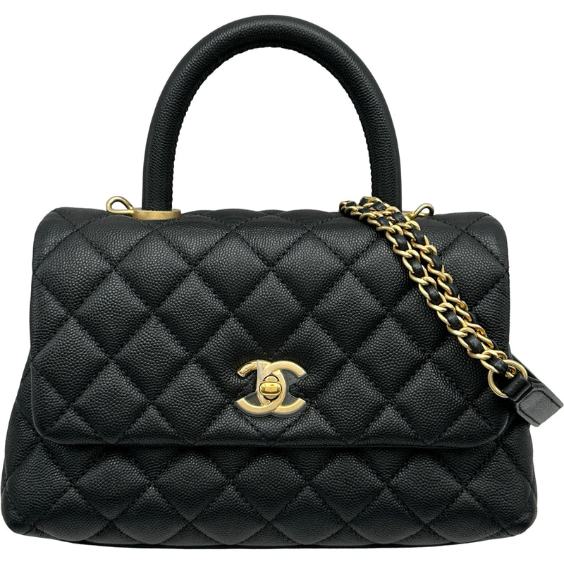 シャネル CHANEL ココハンドルXS A92990 27番台 ブラック ゴールド金具