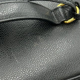 シャネル CHANEL ココマークバニティ A06329 4番台 ブラック ゴールド金具 キャビア レディース ハンドバッグ