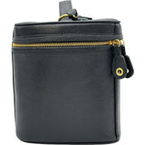 シャネル CHANEL ココマークバニティ A06329 4番台 ブラック ゴールド金具 キャビア レディース ハンドバッグ