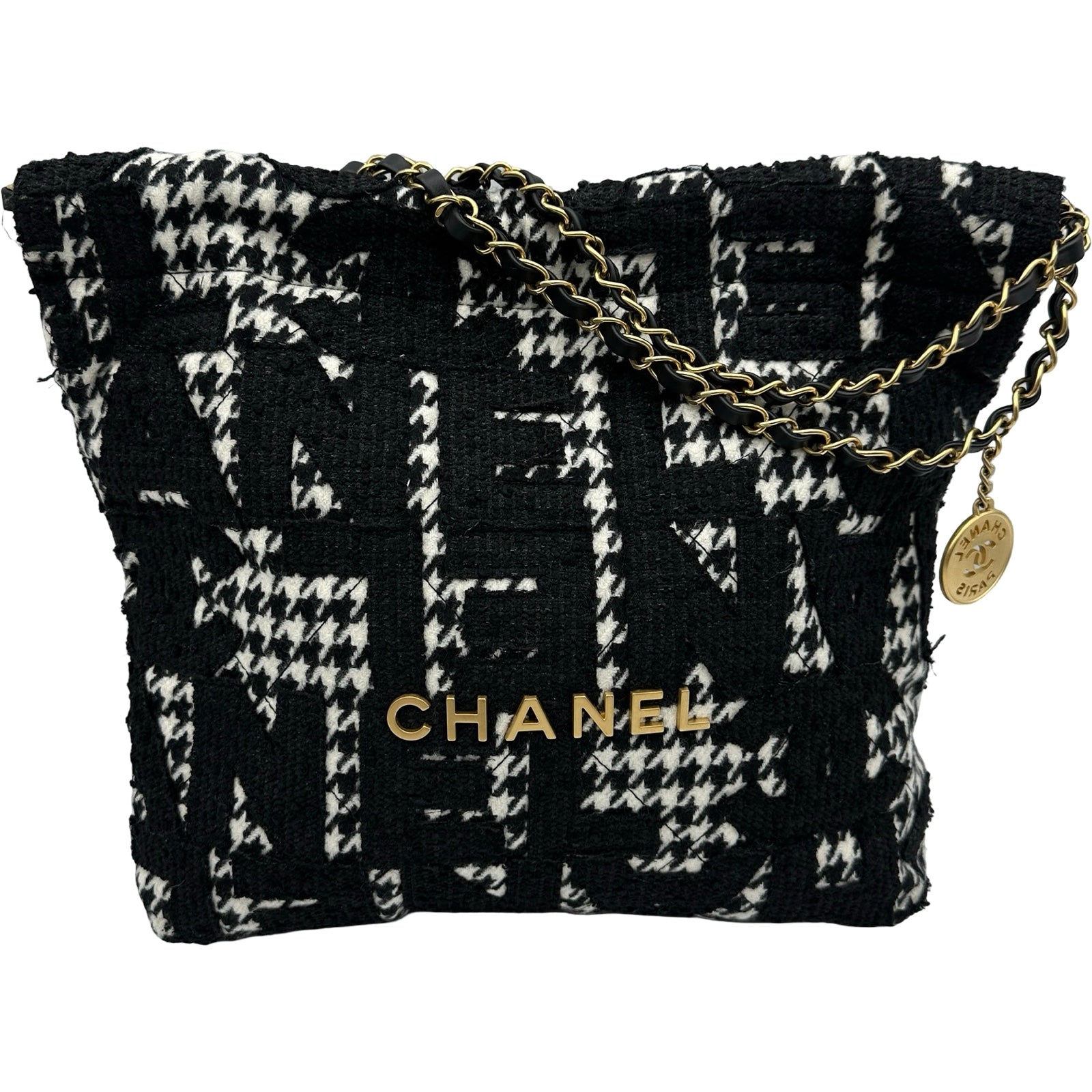 シャネル CHANEL CHANEL22 スモール AS3260 ブラック/ホワイト