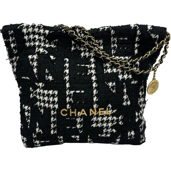 シャネル CHANEL CHANEL22 スモール AS3260 ブラック/ホワイト