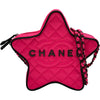 シャネル CHANEL スターチェーンショルダー AS4579 ピンク ブラック金具 サテン レディース ショルダーバッグ