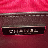 シャネル CHANEL スターチェーンショルダー AS4579 ピンク ブラック金具 サテン レディース ショルダーバッグ