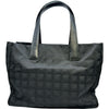 シャネル CHANEL ニュートラベルライントートMM A15991 ブラック ナイロンジャガード レディース トートバッグ