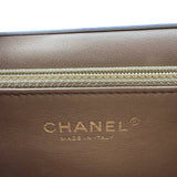 シャネル CHANEL パールチェーンショルダー 28番台 ホワイト ゴールド金具 カーフスキン レディース ショルダーバッグ