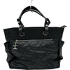 シャネル CHANEL パリビアリッツトートGM A34210 11番台 ブラック シルバー金具 コーティングキャンパス レディース トートバッグ