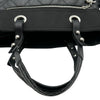 シャネル CHANEL パリビアリッツトートGM A34210 11番台 ブラック シルバー金具 コーティングキャンパス レディース トートバッグ