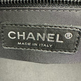 シャネル CHANEL パリビアリッツトートGM A34210 11番台 ブラック シルバー金具 コーティングキャンパス レディース トートバッグ