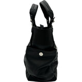 シャネル CHANEL パリビアリッツトートGM A34210 11番台 ブラック シルバー金具 コーティングキャンパス レディース トートバッグ
