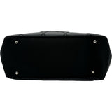 シャネル CHANEL パリビアリッツトートGM A34210 11番台 ブラック シルバー金具 コーティングキャンパス レディース トートバッグ