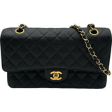 シャネル CHANEL マトラッセ25 A01112 6番台 ブラック ゴールド金具 キャビア レディース ショルダーバッグ
