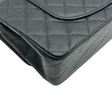 シャネル CHANEL マトラッセ25 A01112 6番台 ブラック ゴールド金具 キャビア レディース ショルダーバッグ