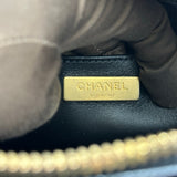 シャネル CHANEL マトラッセ ミニボストン AS5578 ブラック ゴールド金具 キャビアスキン レディース ショルダーバッグ
