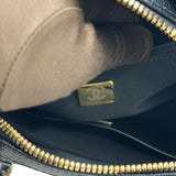 シャネル CHANEL マトラッセ ミニボストン AS5578 ブラック ゴールド金具 キャビアスキン レディース ショルダーバッグ
