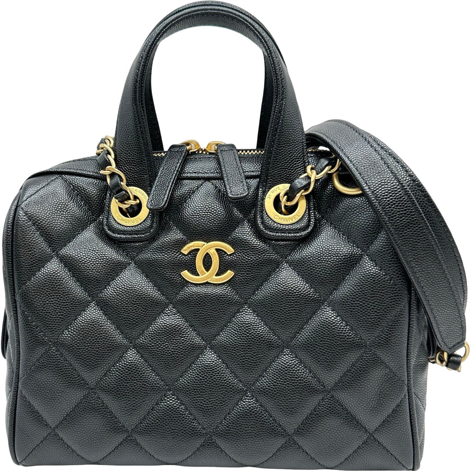 正規品 シャネル オリラグファーバッグ 黒 ゴールド レア超貴重 CHANEL シャネル CHANEL マトラッセ ミニボストン AS5578 ブラック ゴールド