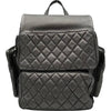 シャネル CHANEL マトラッセリュック 22番台 シルバー シルバー金具 カーフ レディース リュック・デイパック