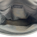シャネル CHANEL マトラッセリュック 22番台 シルバー シルバー金具 カーフ レディース リュック・デイパック